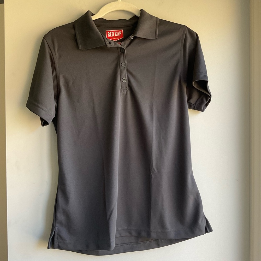 Grey collared shirt
